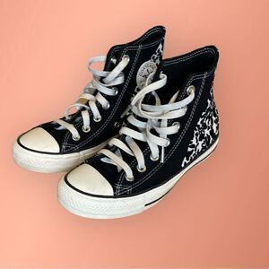 Converse Chuck Taylor All Star Quarter Split Suede Leopard Print Sneakers